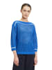 Betty Barclay Lochstrick-Pullover mit Strickdetails in Patch Blue/White