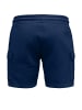 EGOMAXX Cargoshorts mit elastischem Bund und Tunnelzug in Navy