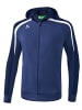 erima Liga 2.0 Trainingsjacke mit Kapuze in new navy/dark navy/weiss