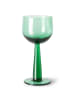 HKLiving Weinglas 4er-Set The Emeralds in Fern Green