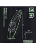 PROGARDEN Die Schirmabdeckung in Schwarz, (B) 45 x (H) 220 x (L) 45 cm
