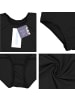 Aquarti Mädchen Ballett Trikot 3/4 Arm in schwarz