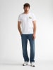Petrol Industries T-Shirt mit Rückenprint CosmosAzul in Weiß