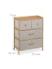 relaxdays Kommode in Natur/ Beige - (B)57,5 x (H)73 x (T)30 cm