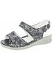 WALDLÄUFER Keilsandalen für Damen in blau