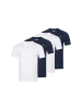 Kappa Kappa 4er Set T-Shirt BASIC in 2xWeiß/2x Navy