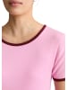 Marc O'Polo DENIM T-Shirt mit Struktur slim in Medium Pink