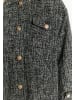 faina Damen Shirtjacket in Schwarz Weiss Kariert