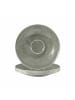 Seltmann Weiden 6er Set Untertassen Beat Color Glaze in Perlgrau ø 16,7 cm