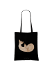 Mr. & Mrs. Panda Schultertasche Robbe Liegen ohne Spruch in Schwarz