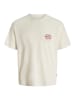 JACK & JONES PLUS T-shirt in Antique White