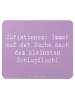Mauspad Spruch Juristin Schlupfloch mit Spruch in Lavendeltraum