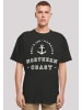 F4NT4STIC T-Shirt Northern Coast Nordsee Knut & Jan Hamburg in schwarz