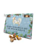 Mr. & Mrs. Panda Hundekalender Hund Australien Shepherd mit Spruch in Eisblau