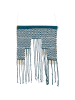 Beliani Wandbehang NADRA in Blau - (W) 51 x (H) 77 x (L) 1 cm Vertikal