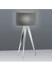 näve Stehleuchte "TRIPOD" in grau - (L)28 cm x (B)28 cm x (H)61.5 cm
