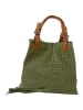 Toscanto Toscanto Handtasche, Umhängetasche Leder olivgrün ca. 31cm
