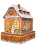 Ravensburger Konstruktionsspiel Puzzle 216 Teile 3D Puzzle Lebkuchenhaus bei Nacht Ab 8 Jahre in bunt