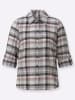 WITT WEIDEN Karo-Bluse in graphit-ecru-kariert