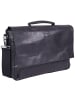 Strellson Brick Lane Aktentasche Leder 41 cm Laptopfach in black