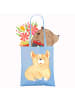 Mr. & Mrs. Panda ToteBag Corgie ohne Spruch in Sky Blue