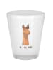 Mr. & Mrs. Panda Schnapsglas Lamakopf Genervt ohne Spruch in Transparent