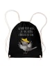 Gym Bag Rabe Sombrero mit Spruch in Schwarz
