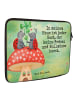 Mr. & Mrs. Panda Notebook Tasche Marienkäfer Fliegenpilz Design ... in Weiß