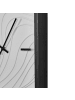 Beliani Wanduhr MOLIENS in Weiß/Schwarz - (W) 32 x (H) 57 x (L) 5 cm Vertikal