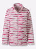Sieh an! Steppjacke in fuchsia-ecru-bedruckt