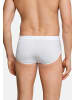 Schiesser Slip / Unterhose Cotton Essentials Feinripp in Weiß