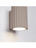 Nice Lamps Wandlampe GLEAM 1 taupe H 10 cm