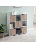 FineBuy Bücherregal in Weiß / Spanplatte / 89x29x91