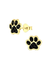 schmuck23 Gold Ohrringe 925 Pfote 0,7 cm x 0,8 cm