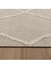 KADIMA DESIGN Teppich Outdoor Flachgewebe Boho-Muster Polypropylen Terrasse in Beige