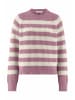 Hessnatur Pullover Streifen Relaxed in wildrose