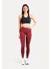 SMILODOX Leggings Adrielle Pocket Seamless in Bordeaux