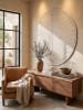 KADIMA DESIGN Outdoor-Teppich ENGADIN Blattmuster Kurzflor Wohnzimmer Veranda in Creme
