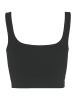 LASCANA Crop-Top in schwarz