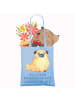 Mr. & Mrs. Panda Tasche Mops mit Spruch in Sky Blue