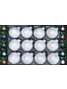 Thüringer Glasdesign 12x Thüringer Glas Eislack 6cm Christbaumkugeln in Weiß