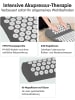 Wisam® Akupressurmatte mit Kissen Akupressur Set Massagematte 60 x 40 Grau