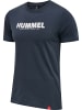 Hummel Hummel T-Shirt Hmllegacy Erwachsene in GREY MELANGE/BLUE NIGHTS