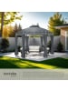 tectake Gartenpavillon Siana inklusive Spannseilen und Heringen, anthrazit