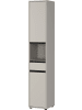 KADIMA DESIGN Hochschrank HAMBURG Soft-Close Badschrank schmal Badregal in Steingrau
