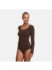 CFAB Figurformender Body mit Slip in Braun