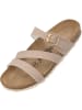 palado Pantoletten in beige matt