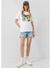 QS T-Shirt in 01D1_weiß