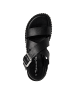 Tamaris Plateau Sandaletten in Schwarz