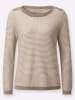 WITT WEIDEN Langarm-Pullover in sesam-ecru-gemustert